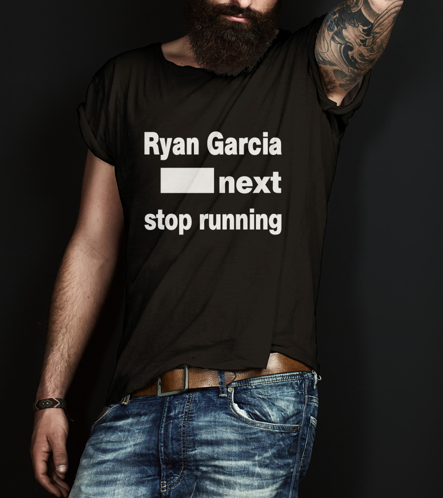 Ryan Garcia Blank Space Next Stop Running T-Shirt