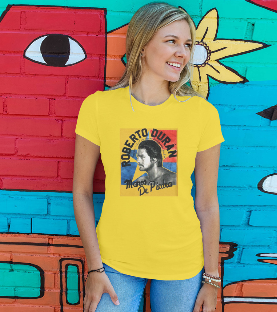 Roberto Durán Manos De Piedra Retro Boxing Legend Classic T-Shirt