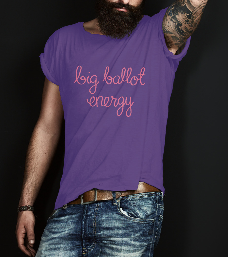 Big Ballot Energy Purple T-Shirt