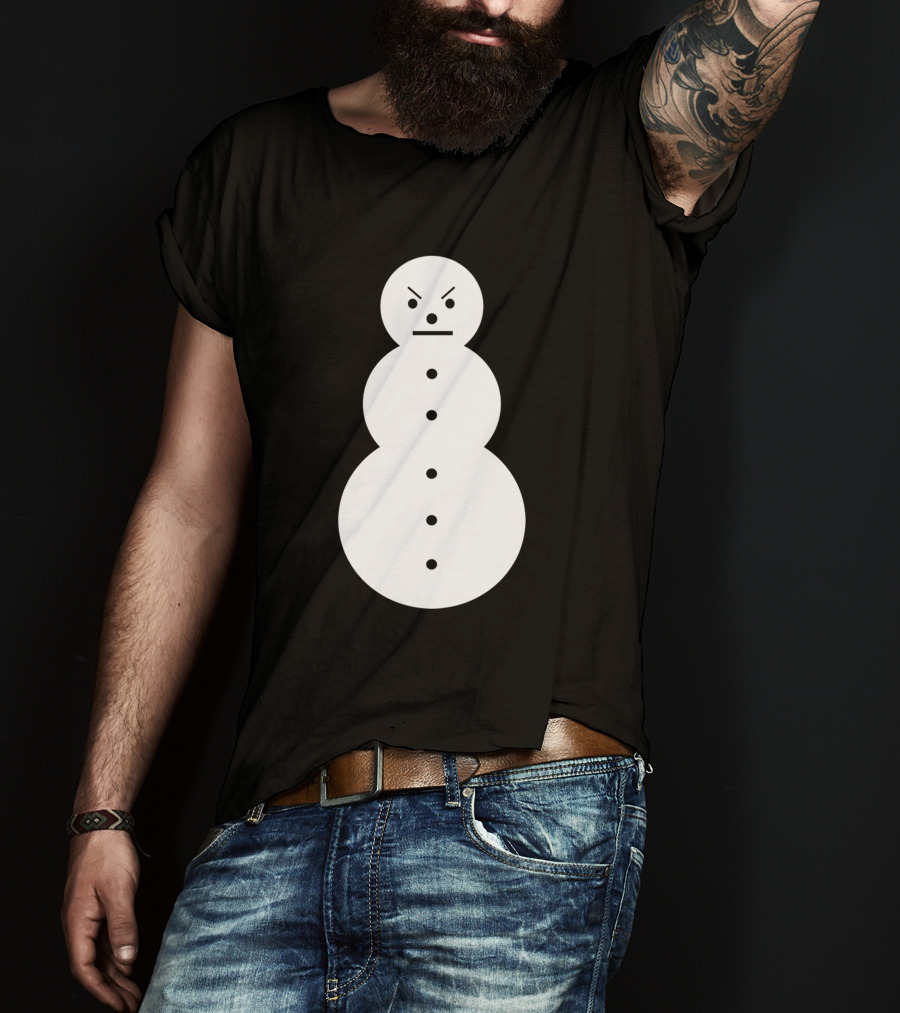 Young Jeezy Snowman Angry Simple T-Shirt