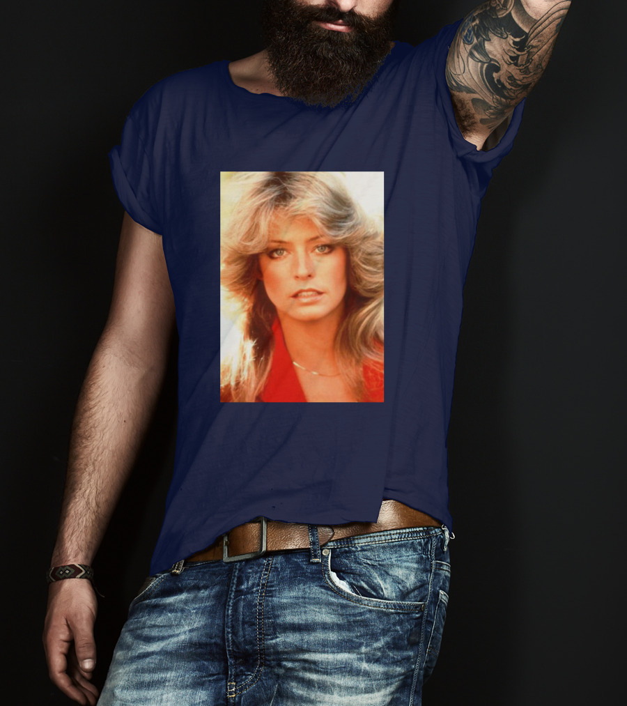 Farrah Fawcett Iconic Red 1970s T-Shirt