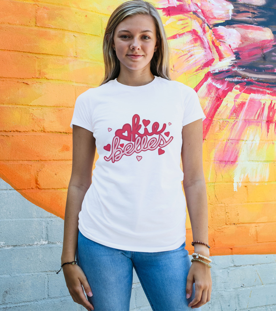 Okie Belles Merchandise Valentine Hearts T-Shirt