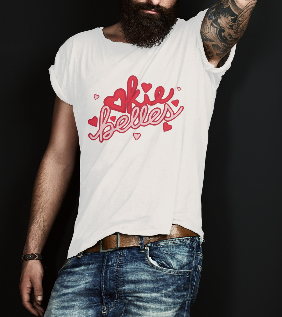 Okie Belles Merchandise Valentine Hearts T-Shirt