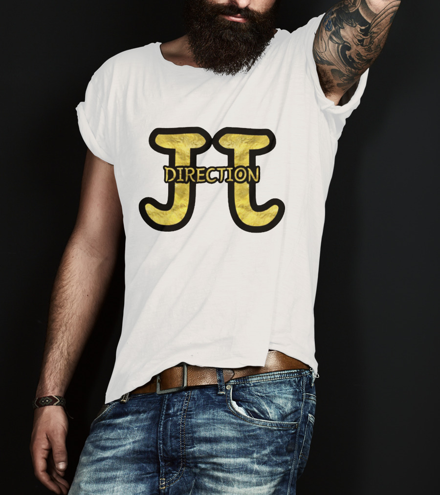 JJ Direction Light Gold Mirror T-Shirt