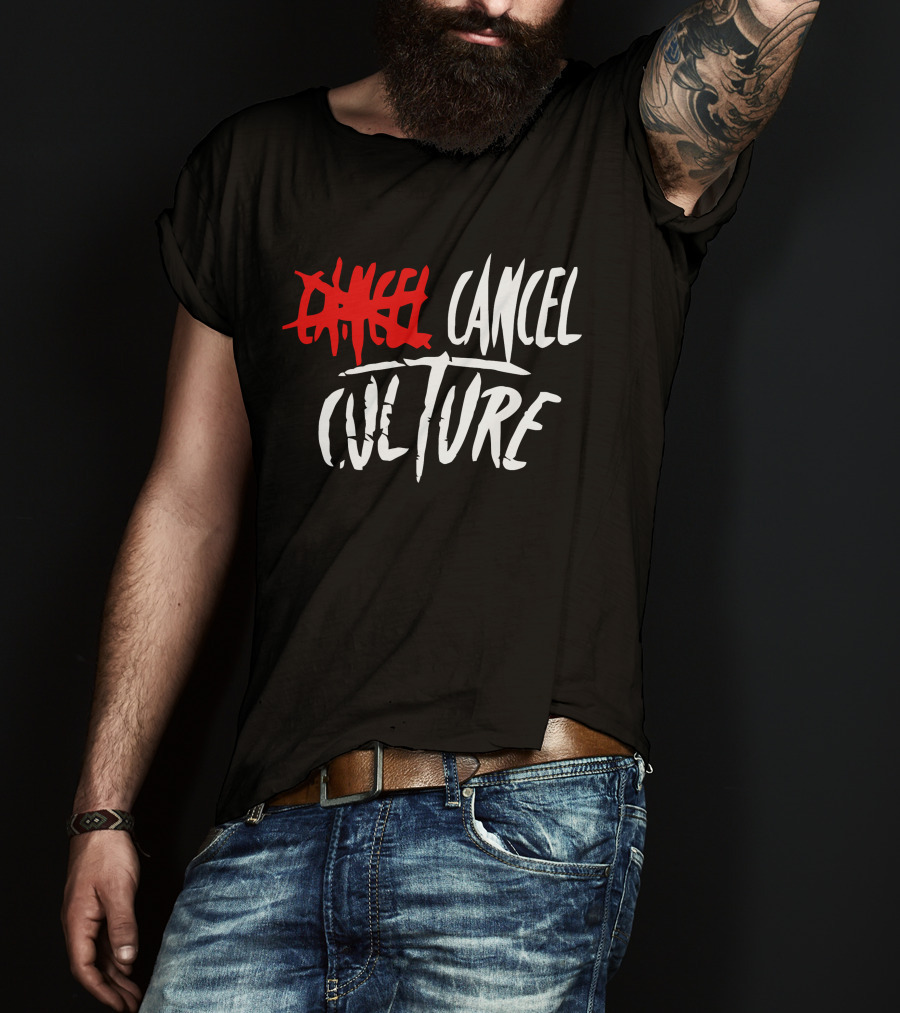 Cancel Cancel Culture Bold Red T-Shirt