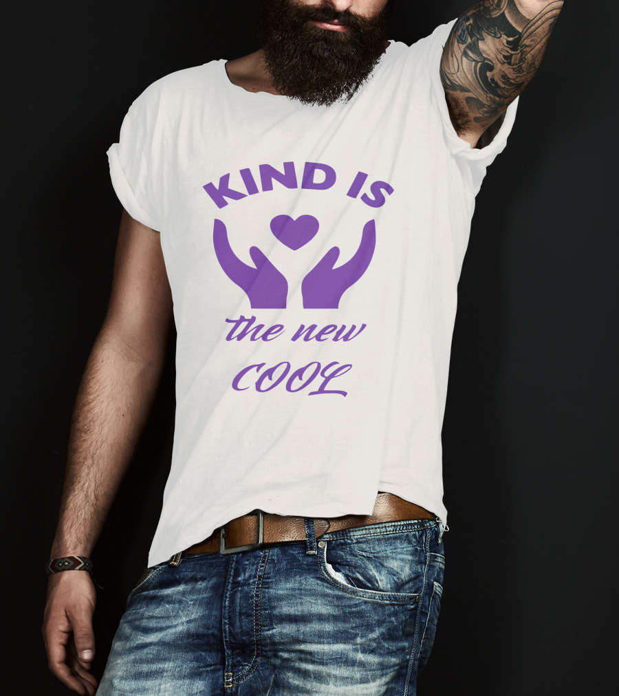Kind Is The New Cool Hands Heart T-Shirt