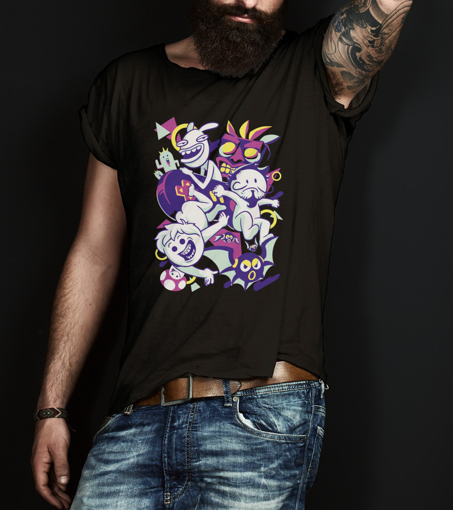 OneyPlays Majora's Mask Inspired Character Mashup T-Shirt