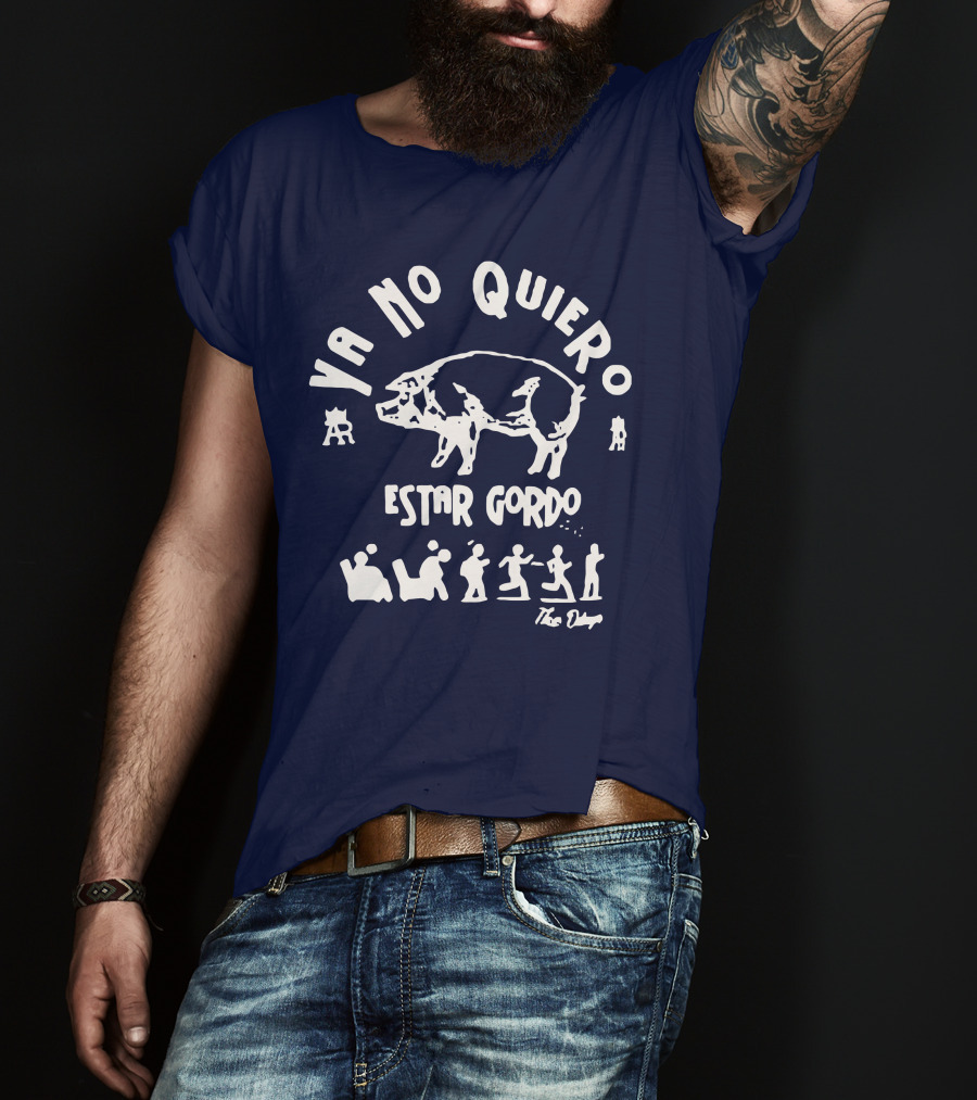 Ya No Quiero Estar Gordo Pig And People Dance T-Shirt