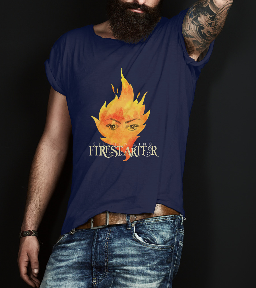 Stephen King Firestarter Fiery Eyes T-Shirt