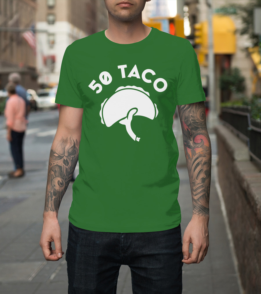 Jayson 50 TACO Funny Basketball T-Shirt