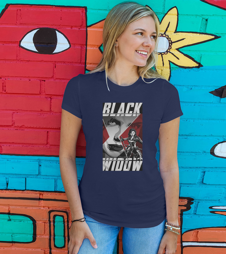 Black Widow Marvel Cinematic Heroine Dynamic T-Shirt