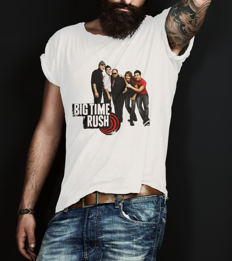 Big Time Rush Band Group Photo Merch T-Shirt