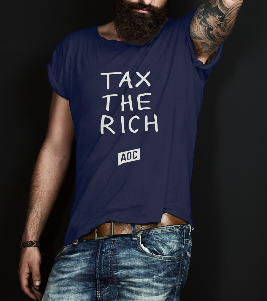 Tax The Rich AOC Merchandise T-Shirt