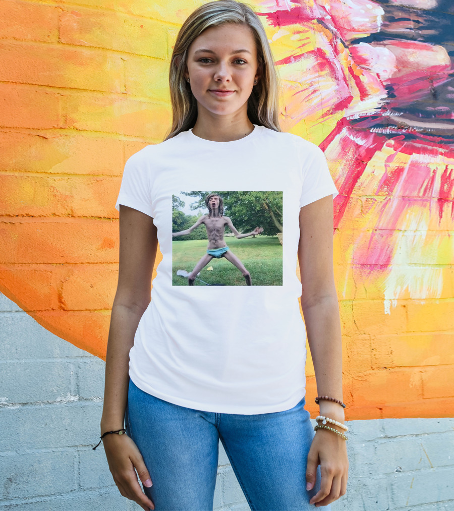 Chris Sales Daddy Long Neck Funny Meme Pose Outdoors T-Shirt