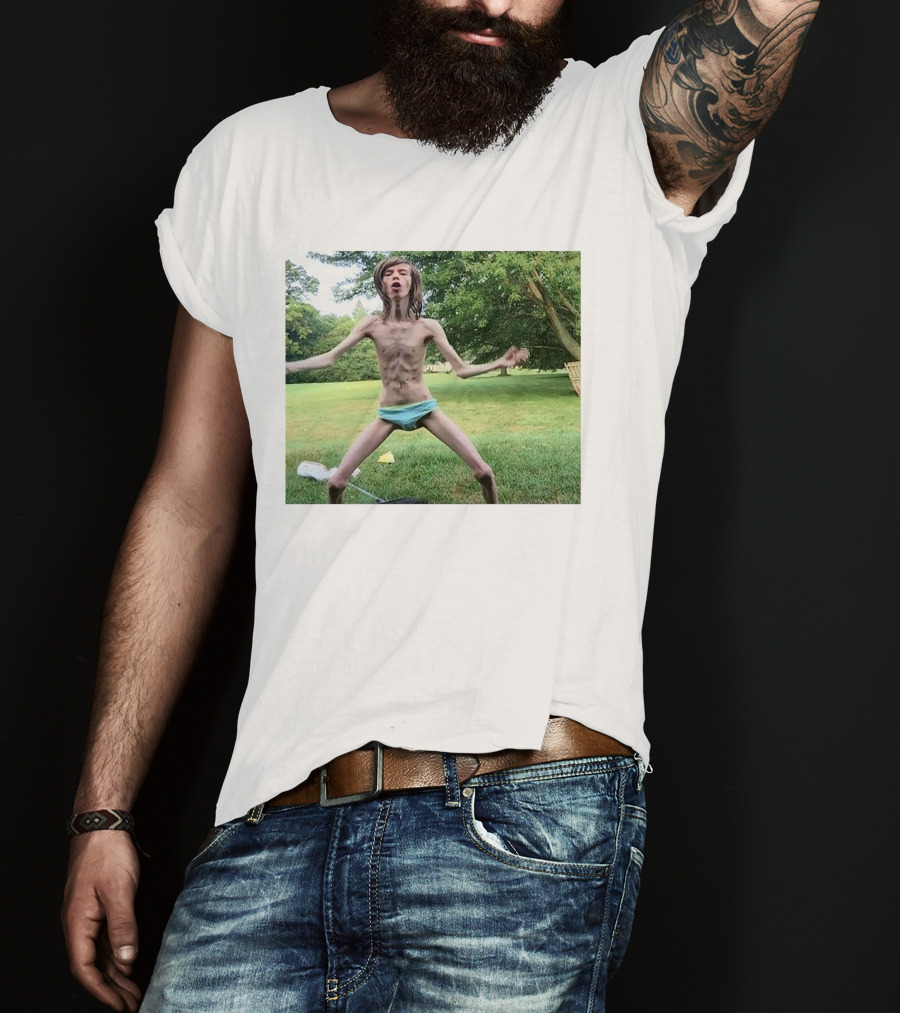 Chris Sales Daddy Long Neck Funny Meme Pose Outdoors T-Shirt