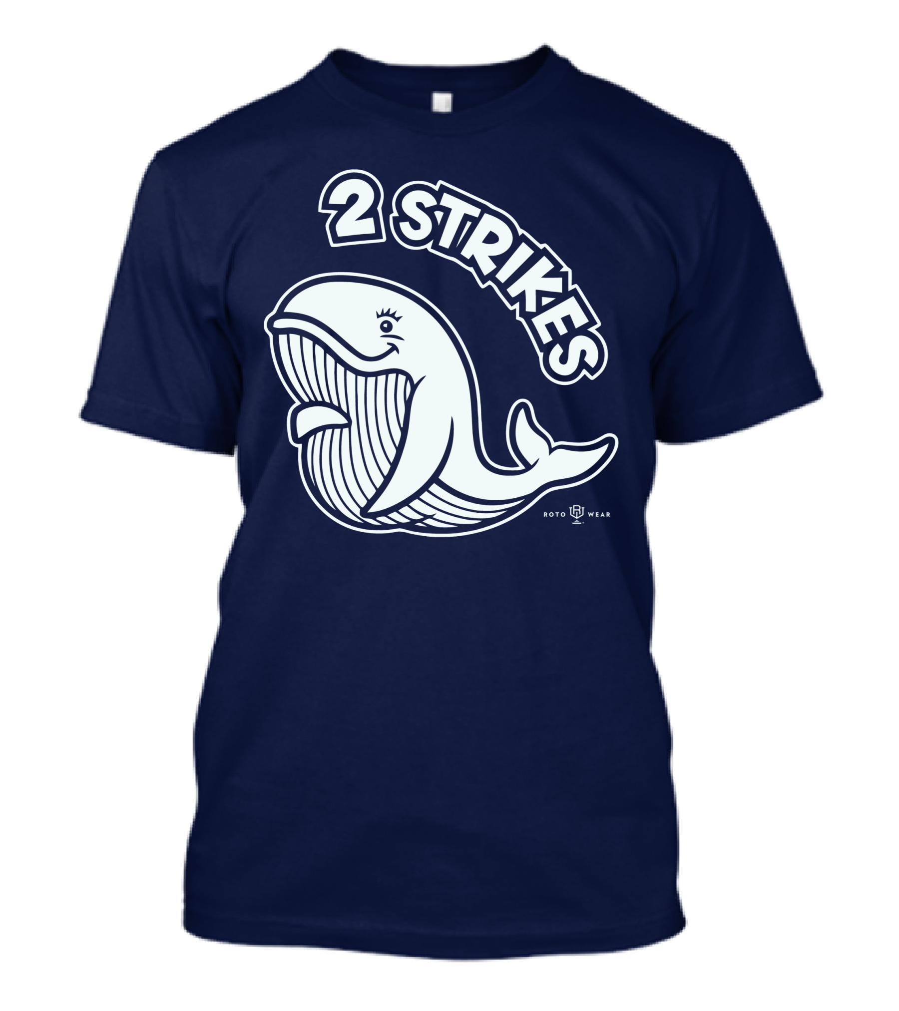 2 Strikes Roto Wear Whale T-Shirt