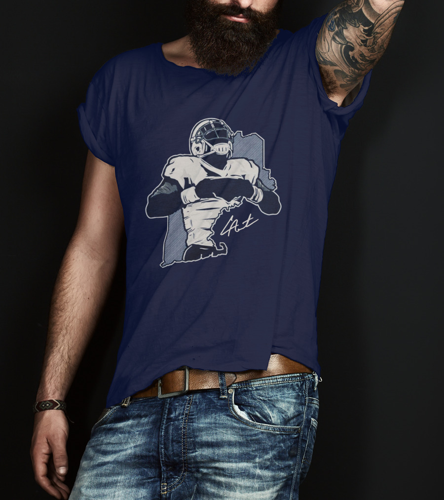 Cam Newton Celebration Football Player Signature Pose T-Shirt