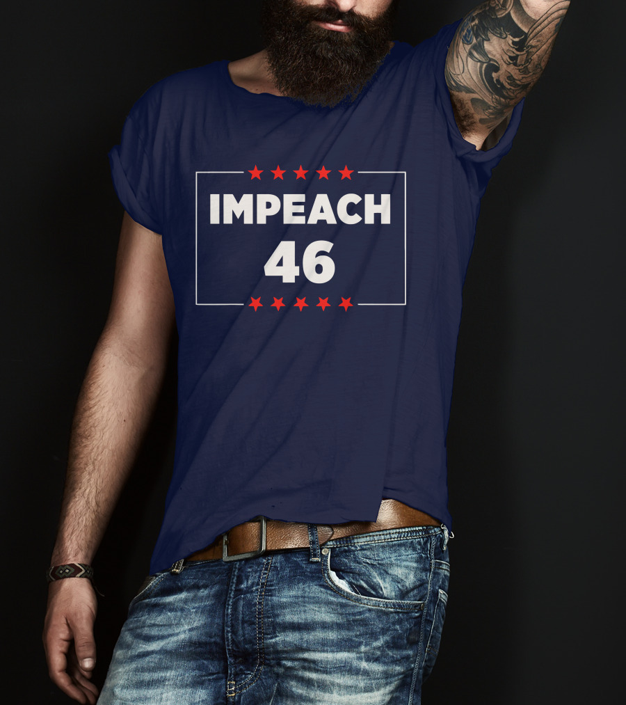 Impeach 46 Stars And Box T-Shirt
