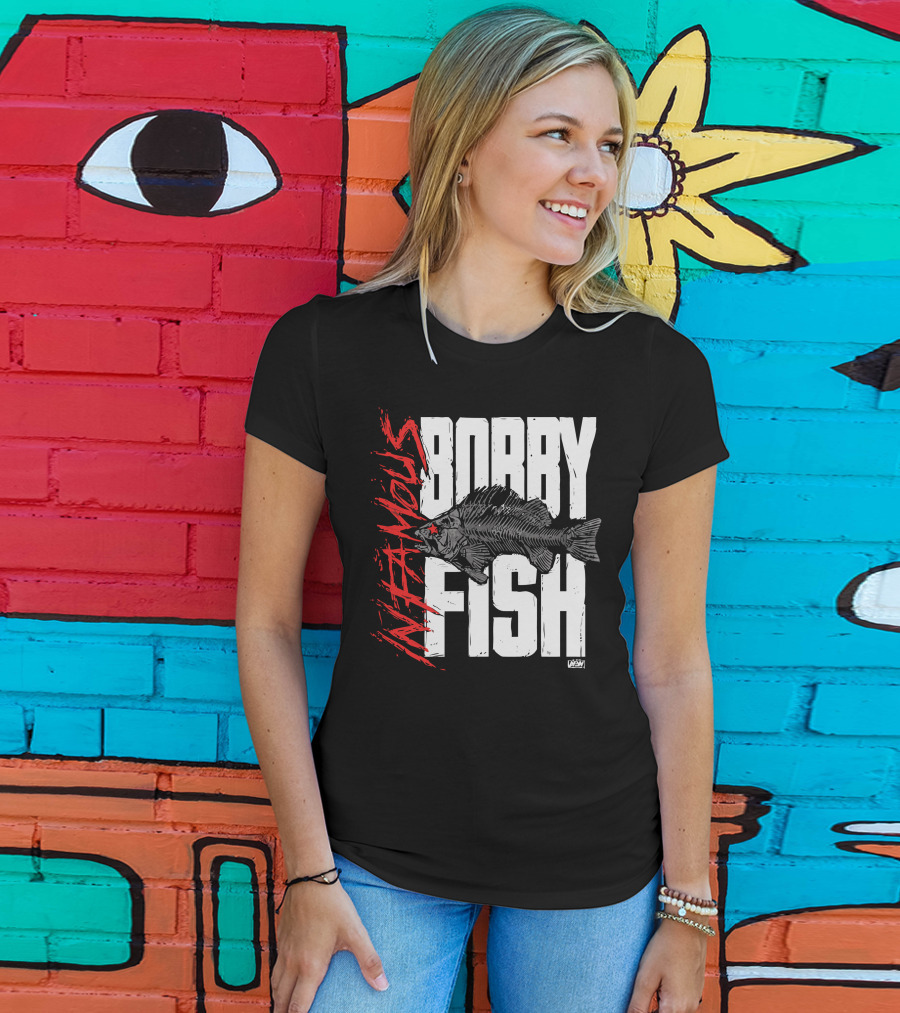 Bobby Fish Infamous AEW Red Star T-Shirt