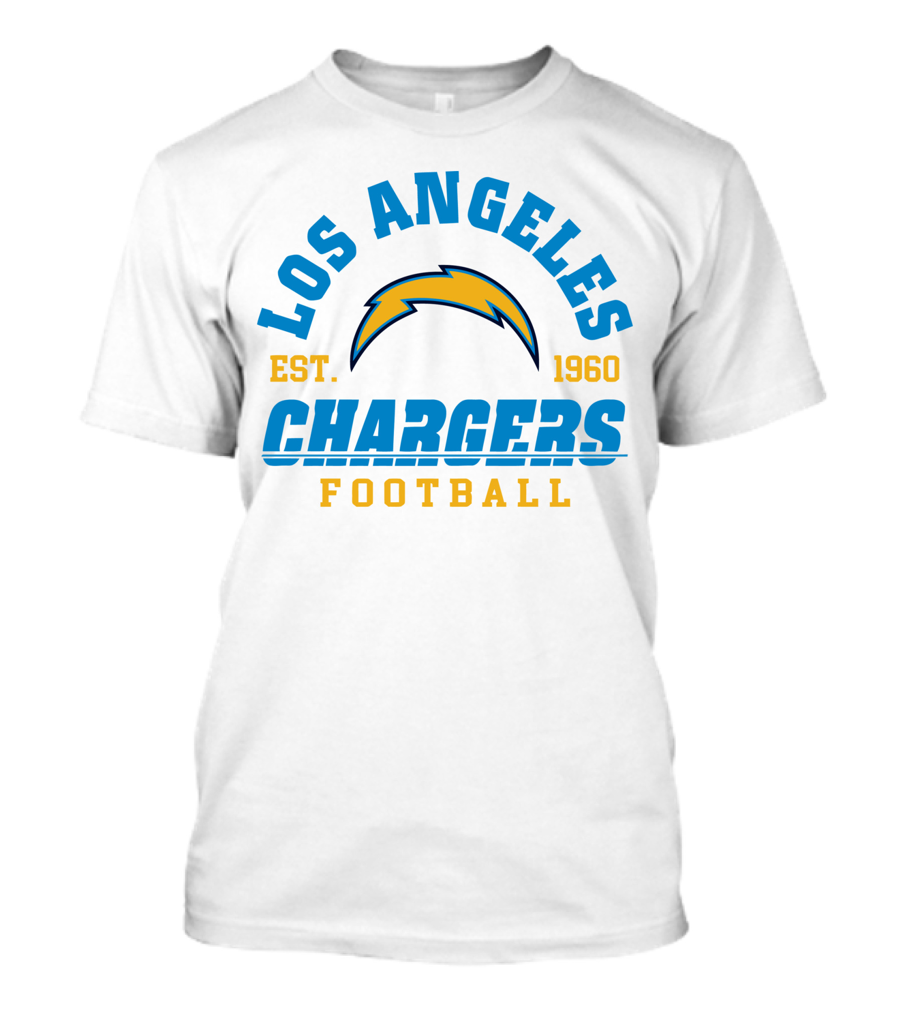 Los Angeles Chargers Est. 1960 Football T-Shirt