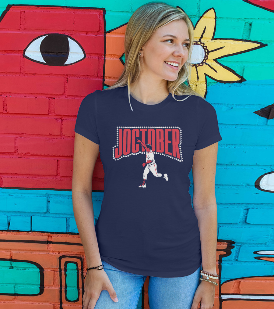 Joctober Baseball Icon Joc Pederson T-Shirt