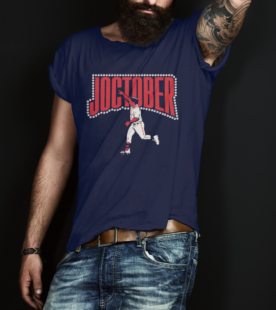 Joctober Baseball Icon Joc Pederson T-Shirt
