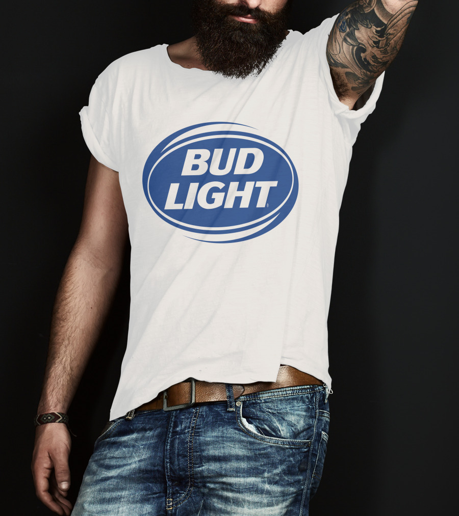 Bud Light Classic Blue Oval T-Shirt