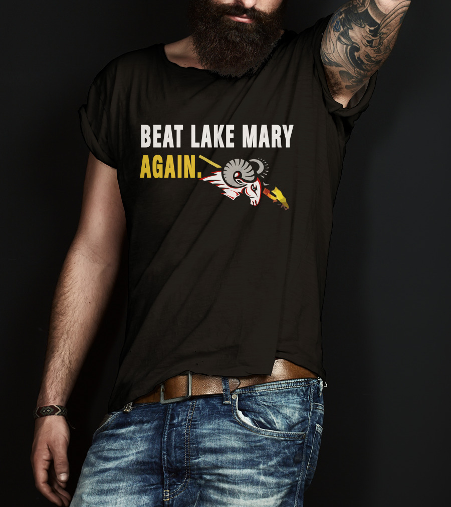 Beat Lake Mary Rams Again T-Shirt