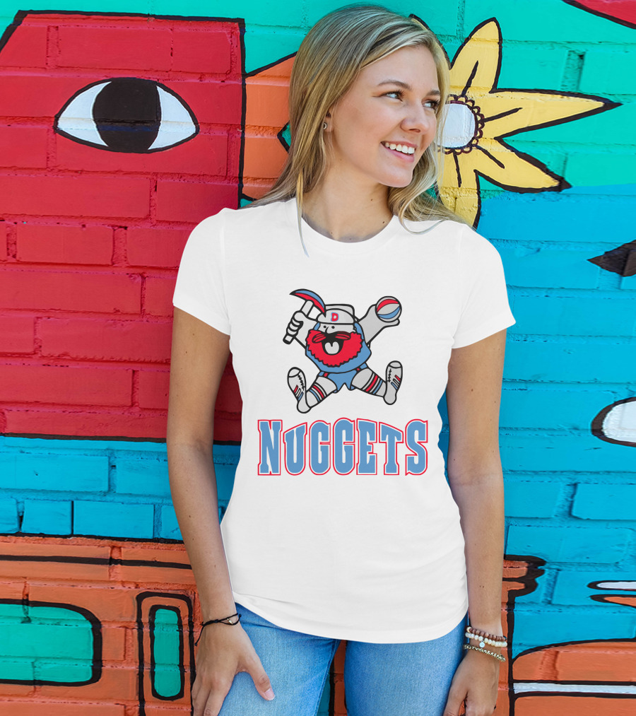 Denver Nuggets Old School Miner Mascot T-Shirt