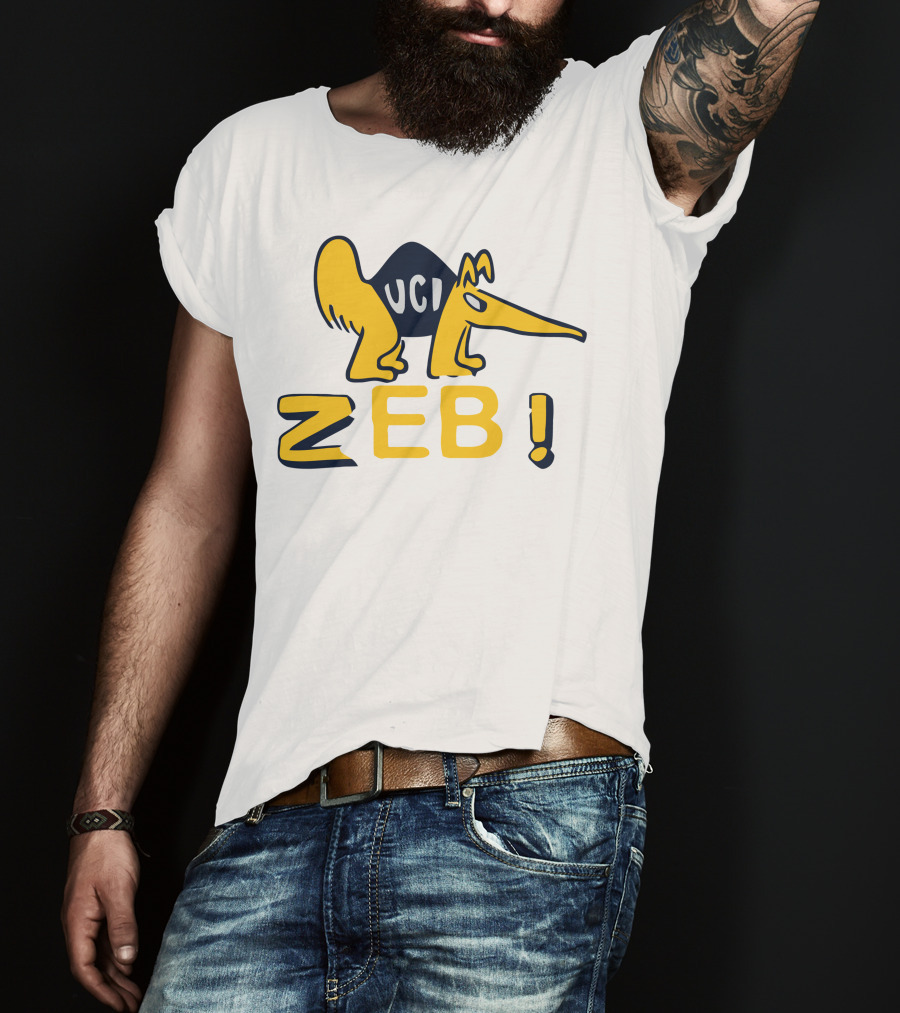 UCI Zeb Baseball Anteater T-Shirt