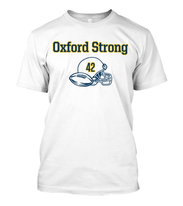 Oxford Strong 42 Football Helmet And Ball T-Shirt