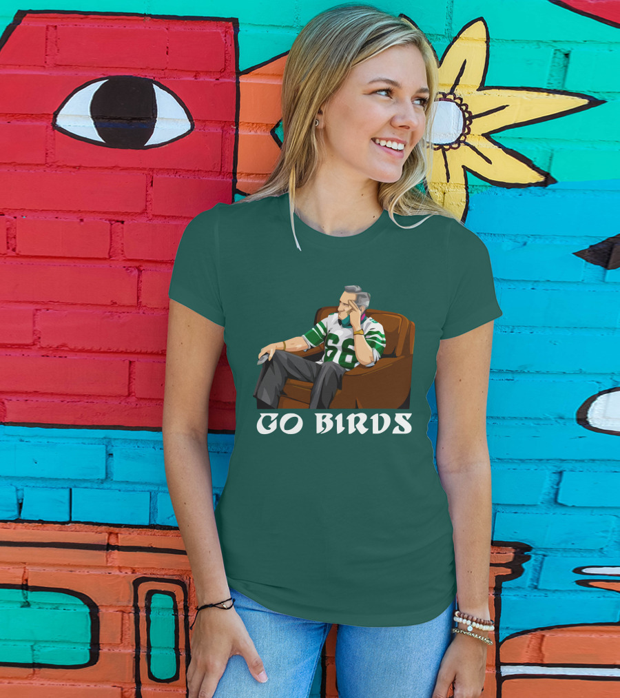 Go Birds Philadelphia Eagles Football 66 Jersey Fan T-Shirt