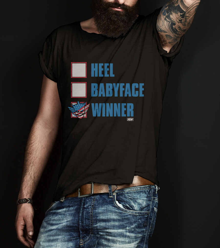 Cody Rhodes Heel Babyface Winner AEW American Eagle T-Shirt