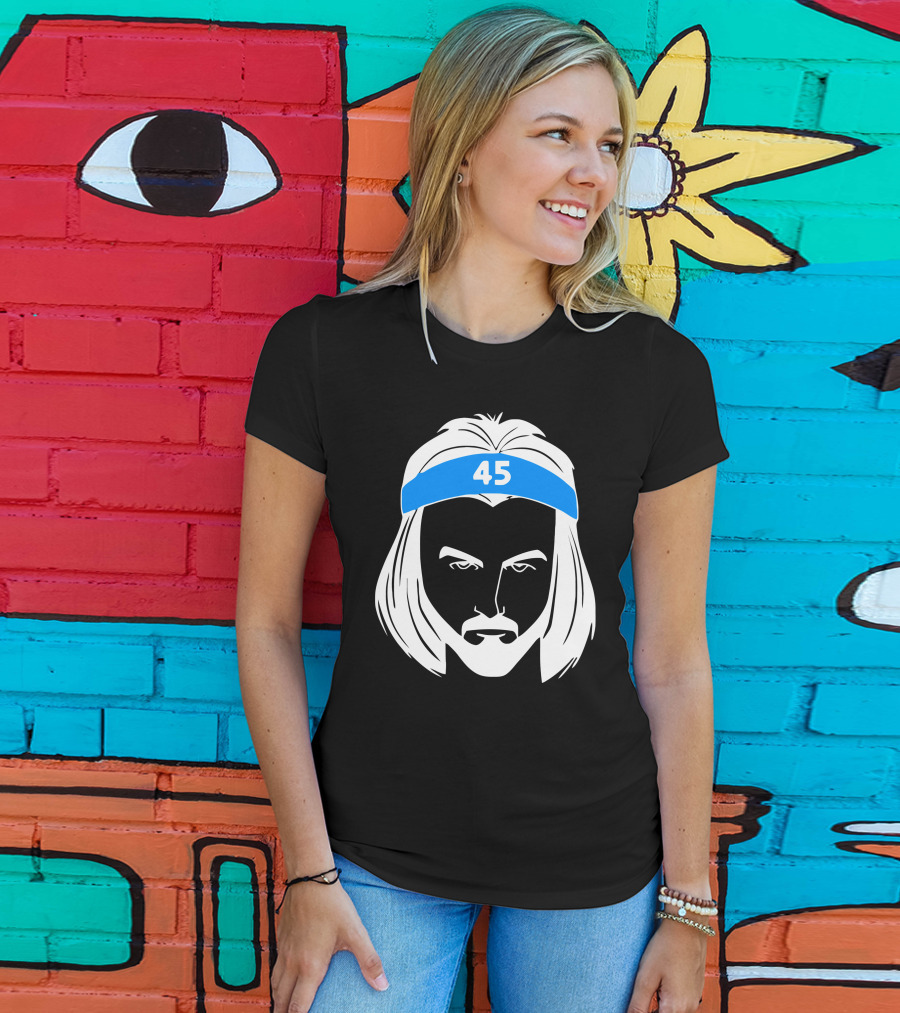 Brady Manek Tar Heel 45 Headband T-Shirt