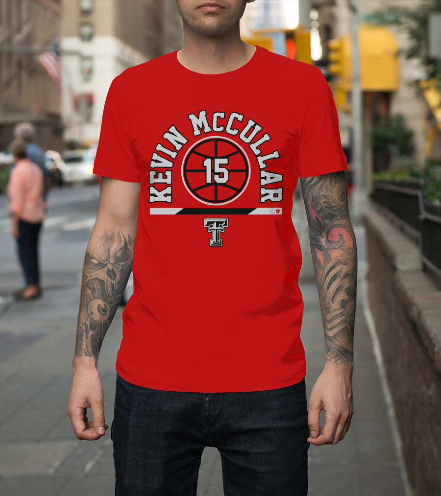 Kevin McCullar 15 Texas Tech Basketball T-Shirt