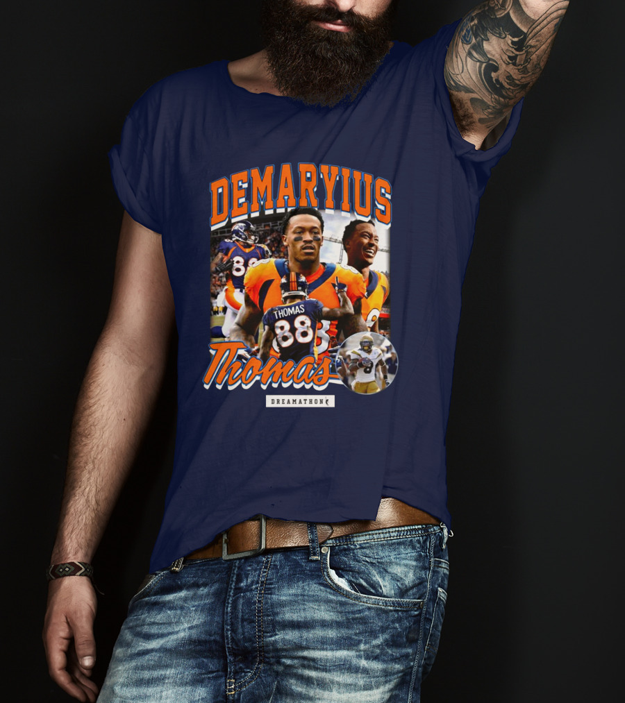 Von Miller Demaryius Thomas Dreamathon Denver Broncos Tribute 88 T-Shirt