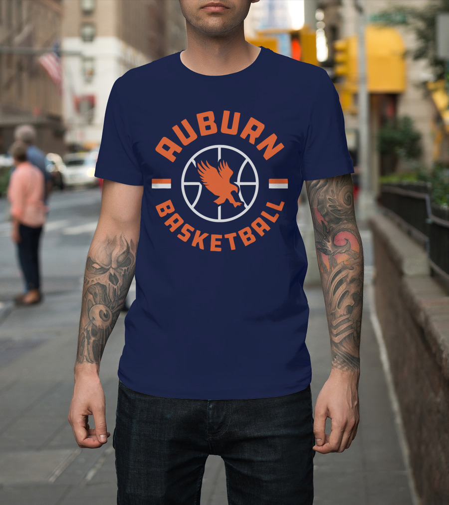 Auburn Basketball Eagle Hoop T-Shirt