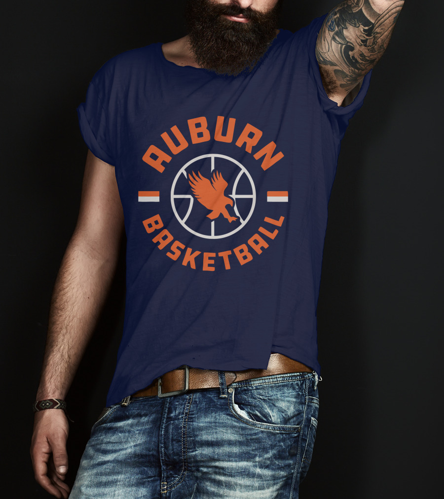 Auburn Basketball Eagle Hoop T-Shirt