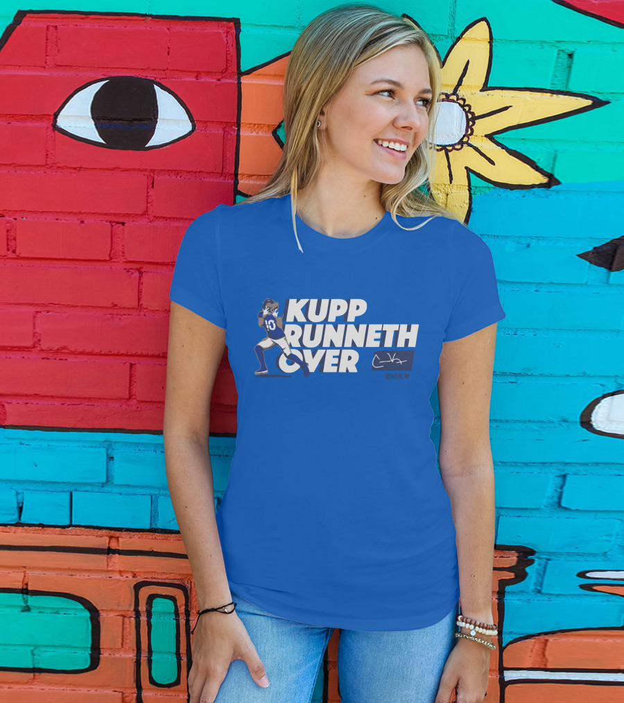 Kupp Runneth Over Cooper Kupp NFLPA 10 Football Player T-Shirt