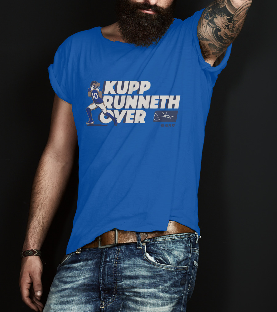 Kupp Runneth Over Cooper Kupp NFLPA 10 Football Player T-Shirt