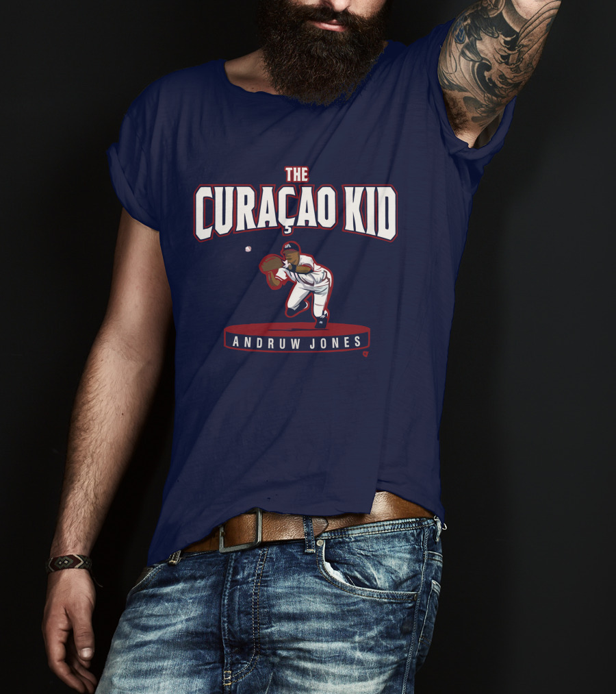 The Curaçao Kid Andruw Jones Baseball Player T-Shirt