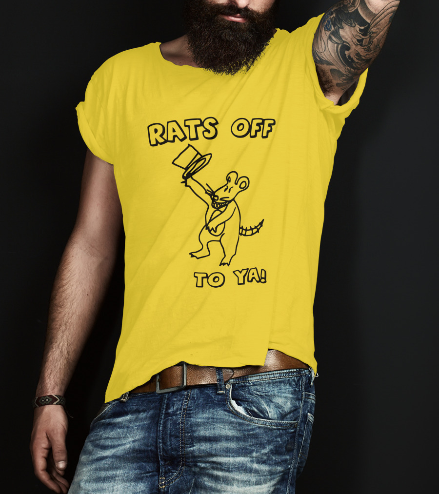 Rats Off To Ya Dancing Rat Top Hat T-Shirt