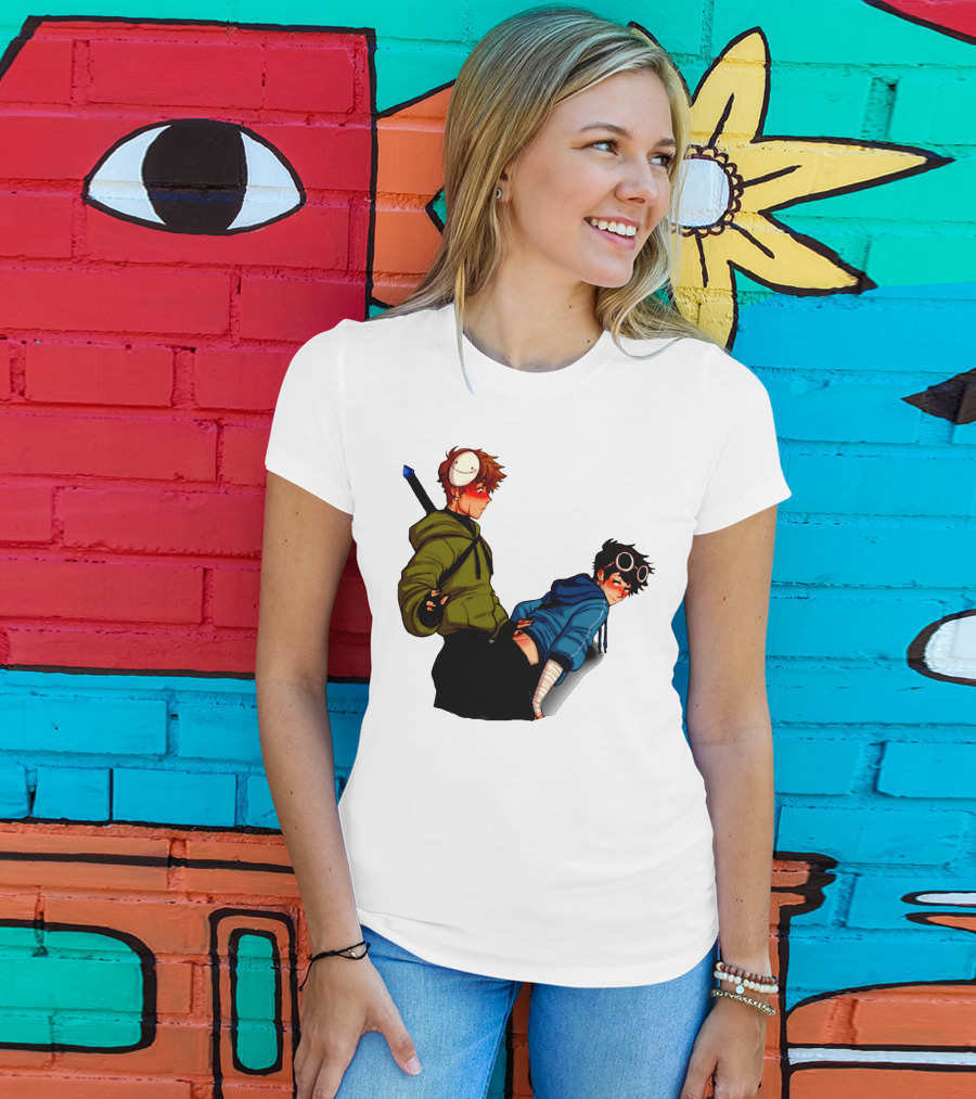 NSFW DNF Dream Team Blushing Character T-Shirt