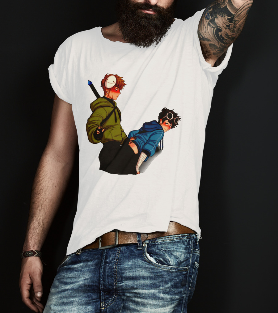 NSFW DNF Dream Team Blushing Character T-Shirt