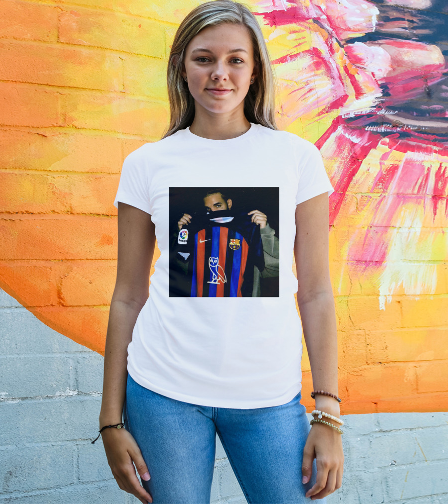 Drake Barcelona La Liga OVO FC Barcelona Jersey T-Shirt