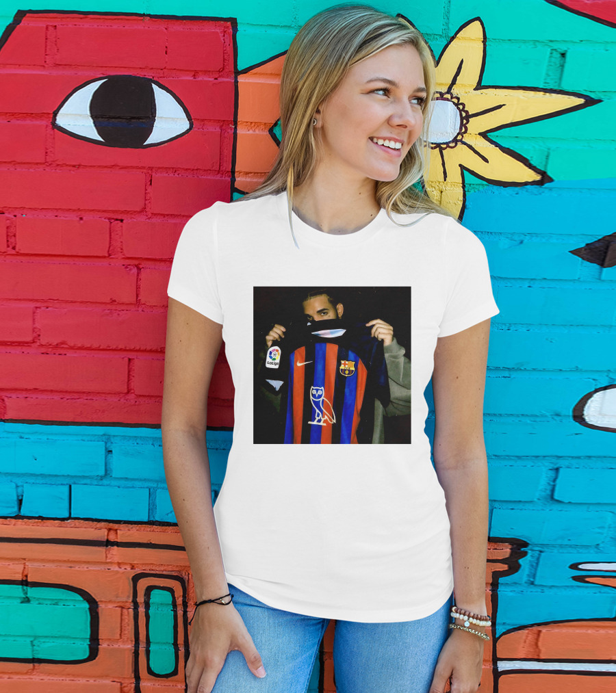 Drake Barcelona La Liga OVO FC Barcelona Jersey T-Shirt
