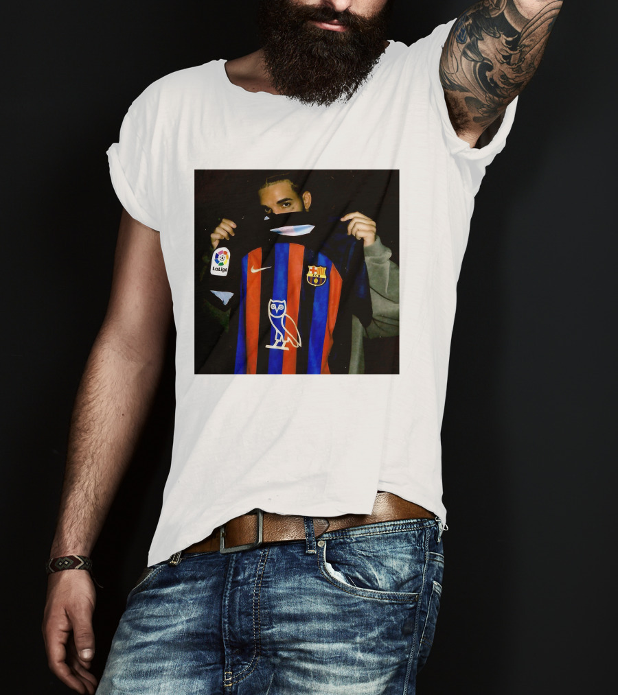 Drake Barcelona La Liga OVO FC Barcelona Jersey T-Shirt