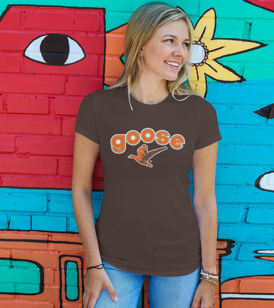 Goose Padres Brown And Orange T-Shirt