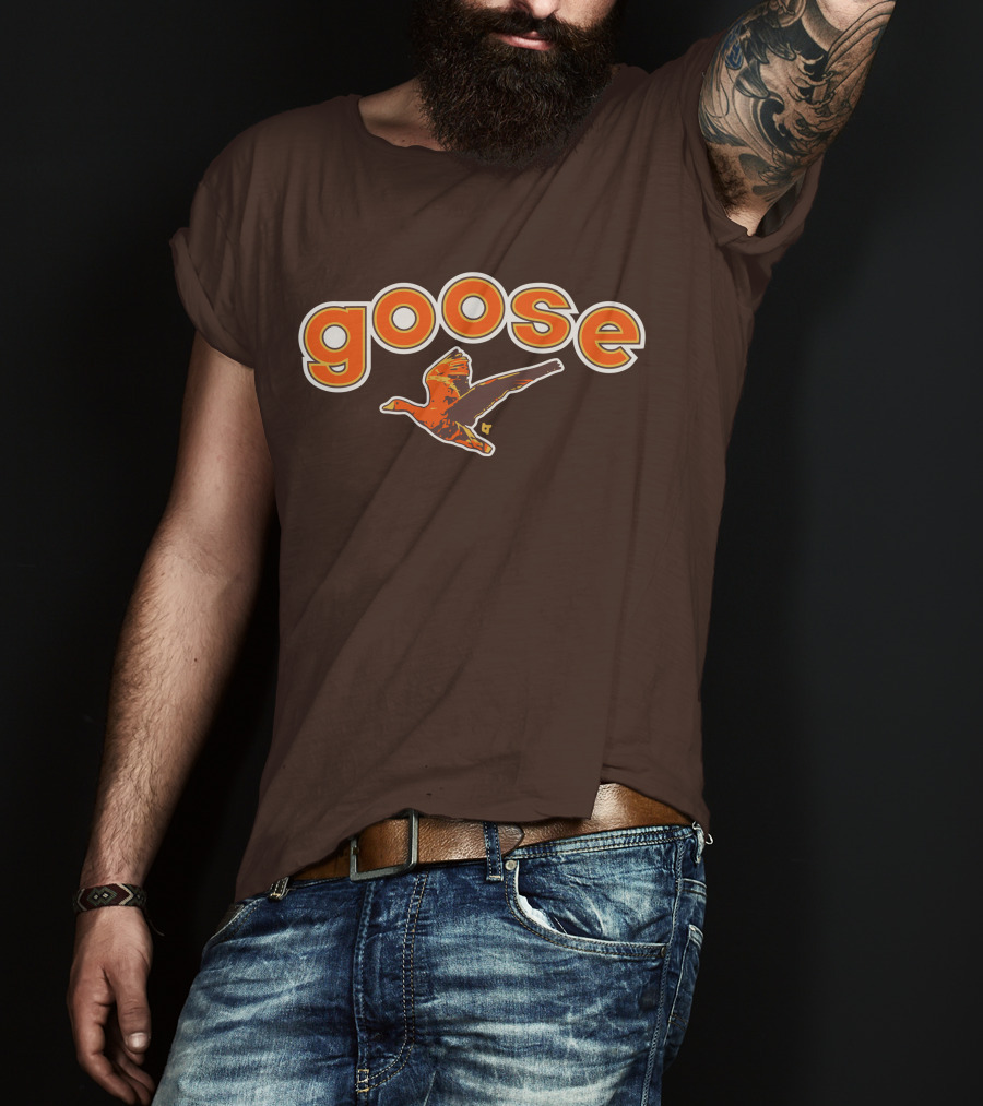 Goose Padres Brown And Orange T-Shirt