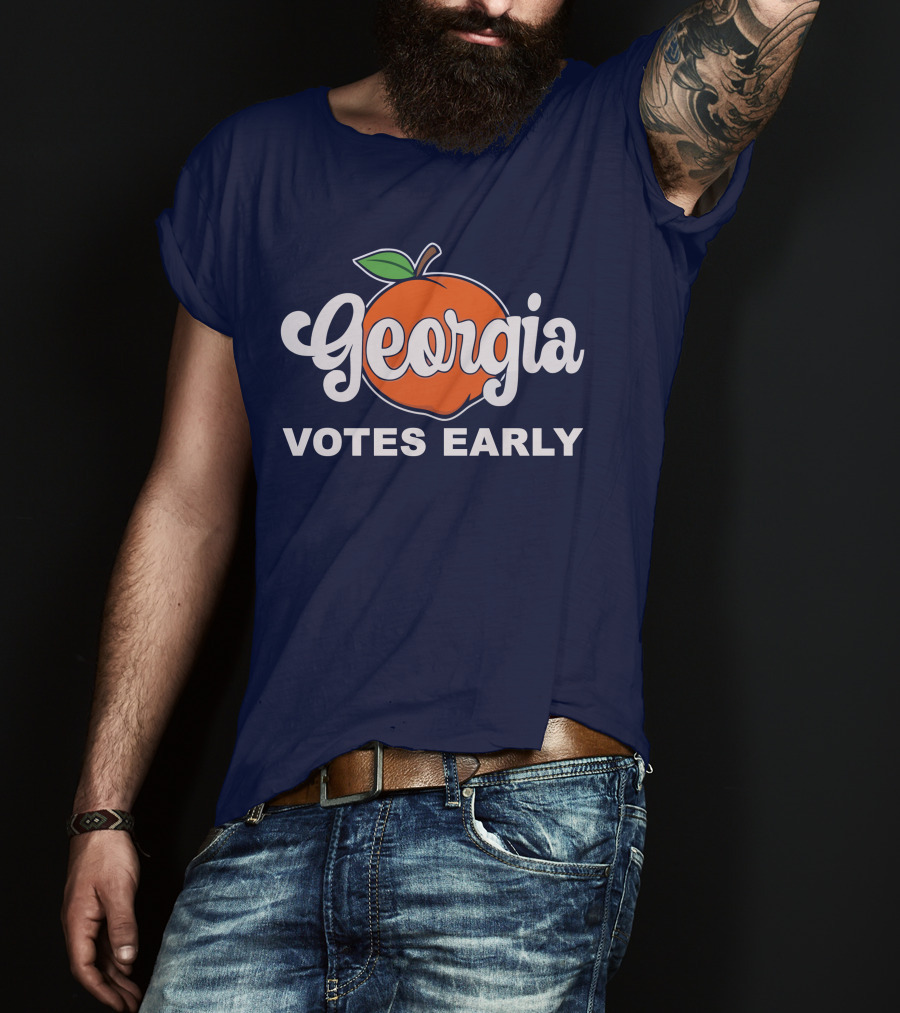 Georgia Votes Early Peach T-Shirt